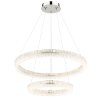 Laurel Suspension Luminaires Globo Lighting LED Chrome, 1 lumière, Télécommandes