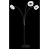 Laurel Lampadaire Luminaires Globo Lighting LED Noir, 1 lumière