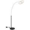 Laurel Lampadaire Luminaires Globo Lighting LED Noir, 1 lumière