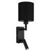 Zamora Applique murale Luminaires Globo Lighting Noir, 1 lumière