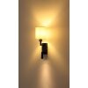 Zamora Applique murale Luminaires Globo Lighting Noir, 1 lumière