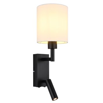 Zamora Applique murale Luminaires Globo Lighting Noir, 1 lumière