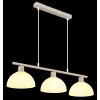 Selma Suspension Luminaires Globo Lighting Sable, 3 lumières