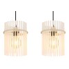Gorley Suspension Luminaires Globo Lighting Sable, 3 lumières