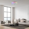 mit Ventilateur de plafond lumineux Luminaires Leuchten Direkt LED Blanc, 1 lumière, Télécommandes