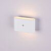 ZIDDY Applique murale Luminaires Leuchten Direkt LED Blanc, 2 lumières, Détecteur de mouvement