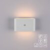ZIDDY Applique murale Luminaires Leuchten Direkt LED Blanc, 2 lumières, Détecteur de mouvement