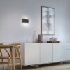 ZIDDY Applique murale Luminaires Leuchten Direkt LED Noir, 2 lumières, Détecteur de mouvement