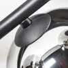 Chehalis Plafonnier, Boule lumineuse Chrome, Fumé, 4 lumières