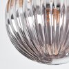 Chehalis Plafonnier, Boule lumineuse Or, Noir, 3 lumières