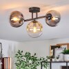 Gastor Plafonnier, Boule lumineuse Ambre, Clair, Fumé, 3 lumières