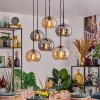 Apedo Suspension, Suspension Ambre, Fumé, 6 lumières