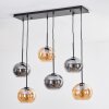 Apedo Suspension, Suspension Ambre, Fumé, 6 lumières