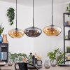 Mertola Suspension, Suspension Noir, 3 lumières