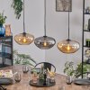 Mertola Suspension, Suspension Noir, 3 lumières