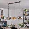 Mertola Suspension, Suspension Noir, 3 lumières