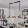 Mertola Suspension, Suspension Noir, 3 lumières