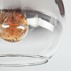 Koyoto Plafonnier, Boule lumineuse Ambre, Clair, Fumé, 3 lumières