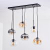 Apedo Suspension, Boule lumineuse, Suspension Ambre, Clair, Fumé, 6 lumières