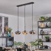 Mertola Suspension, Suspension Ambre, Fumé, 3 lumières