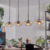 Mertola Suspension, Suspension Ambre, Clair, 4 lumières