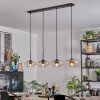 Mertola Suspension, Suspension Ambre, Clair, 4 lumières