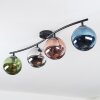 Gastor Plafonnier, Boule lumineuse Bleu, Chrome, Vert, Cuivré, Fumé, 4 lumières