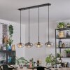 Mertola Suspension, Suspension Ambre, Clair, Fumé, 4 lumières