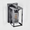 Portalis Lampe murale d´extérieur, Applique murale Noir, Argenté, 1 lumière