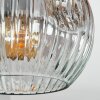Ripoll Plafonnier, Boule lumineuse Clair, Fumé, 3 lumières