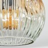 Ripoll Plafonnier, Boule lumineuse Ambre, Clair, Fumé, 3 lumières