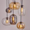 Apedo Suspension, Boule lumineuse, Suspension Ambre, Clair, Fumé, 6 lumières