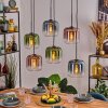 Lauden Suspension, Suspension Bleu, Vert, Clair, Cuivré, 6 lumières