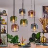 Lauden Suspension, Suspension Bleu, Vert, Clair, Cuivré, 6 lumières