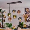 Lauden Suspension, Suspension Bleu, Vert, Clair, Cuivré, 6 lumières
