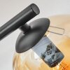 Ripoll Plafonnier, Boule lumineuse Ambre, Fumé, 3 lumières