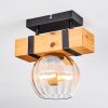 Sernadelo Plafonnier, Boule lumineuse Écru, Noir, 1 lumière