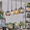 Koyoto Suspension, Boule lumineuse, Suspension Ambre, Clair, Fumé, 4 lumières
