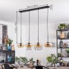 Mertola Suspension, Suspension Ambre, 4 lumières