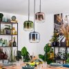 Lauden Suspension, Suspension Bleu, Vert, Clair, Cuivré, 3 lumières