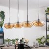 Mertola Suspension, Suspension Ambre, 4 lumières