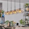 Mertola Suspension, Suspension Ambre, Clair, 4 lumières