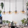 Mertola Suspension, Suspension Ambre, Clair, 4 lumières