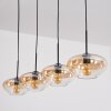 Mertola Suspension, Suspension Ambre, Clair, 4 lumières