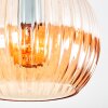 Koyoto Plafonnier, Boule lumineuse Ambre, 4 lumières