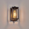 Portalis Lampe murale d´extérieur, Applique murale Noir, 1 lumière, Détecteur de mouvement