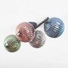 Chehalis Plafonnier, Boule lumineuse Bleu, Vert, Cuivré, Fumé, 4 lumières