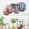 Chehalis Plafonnier, Boule lumineuse Bleu, Vert, Cuivré, Fumé, 4 lumières