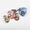 Chehalis Plafonnier, Boule lumineuse Bleu, Chrome, Vert, Clair, Cuivré, Fumé, 4 lumières