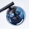 Chehalis Plafonnier, Boule lumineuse Bleu, Vert, Cuivré, 3 lumières